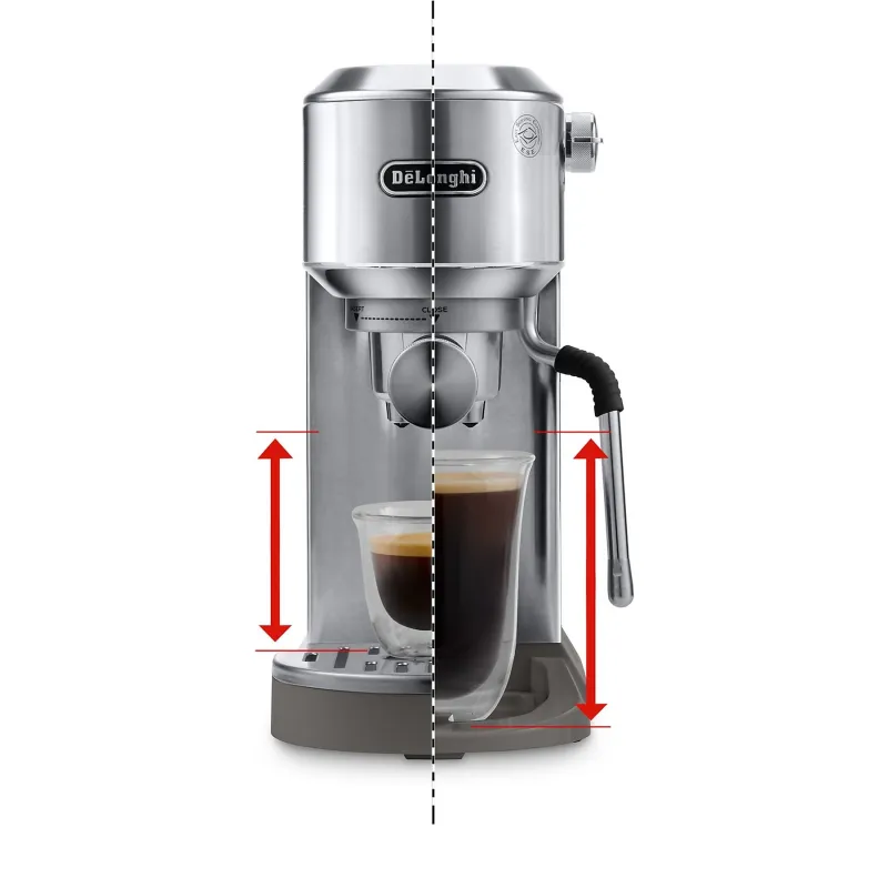 Machine à expresso DedicaDuo 1450W argent / métal - DELONGHI - EC890.M