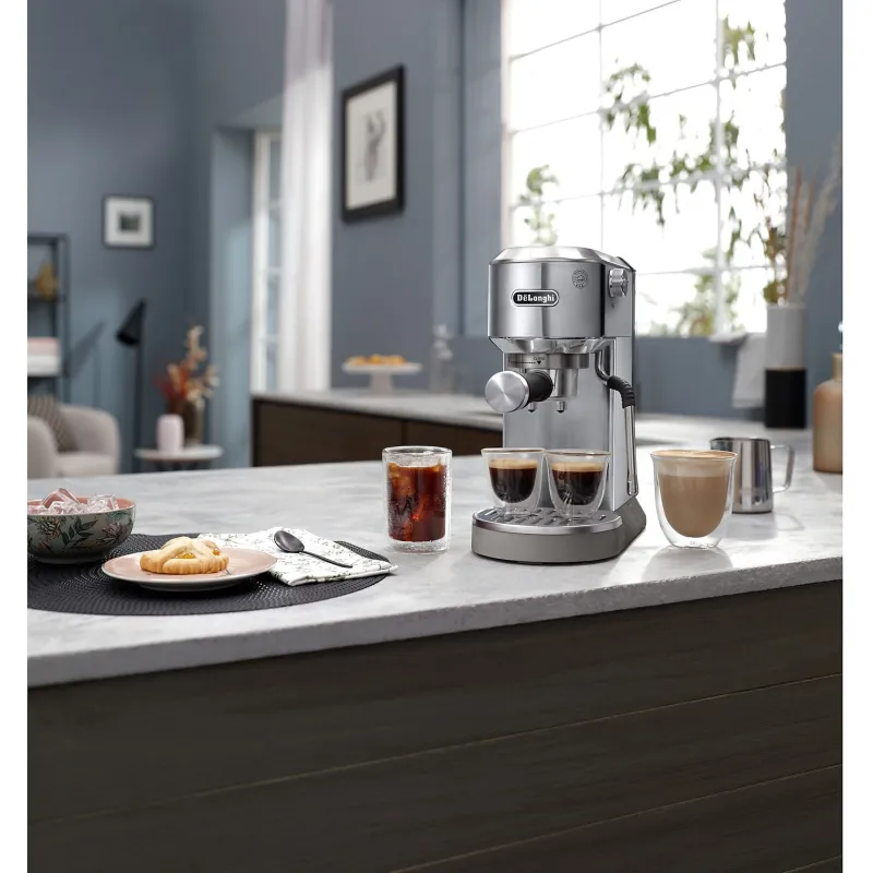 Machine à expresso DedicaDuo 1450W argent / métal - DELONGHI - EC890.M