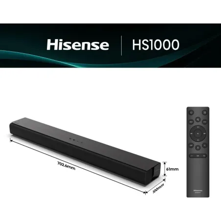 Barre de son bluetooth 120W - HISENSE - HS1000