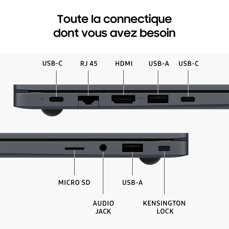 PC portable Galaxy Book 4 15,6" 16/512Go Intel Core i5 Windows 11 Famille - SAMSUNG - POR_SAM_NP750XGJKG