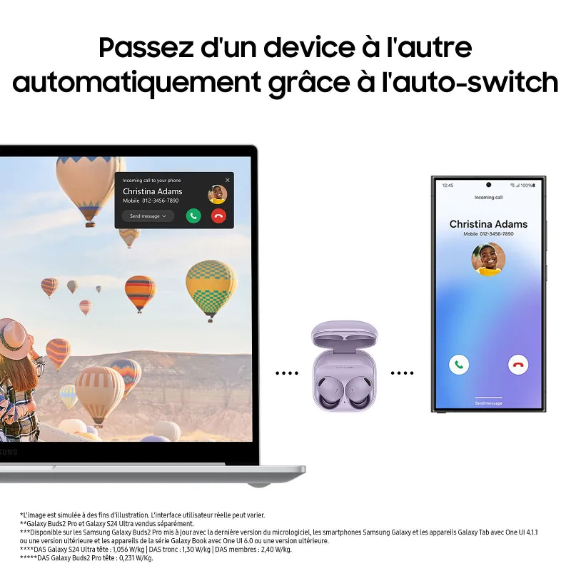 PC portable Galaxy Book 4 15,6" 16/512Go Intel Core i5 Windows 11 Famille - SAMSUNG - POR_SAM_NP750XGJKG