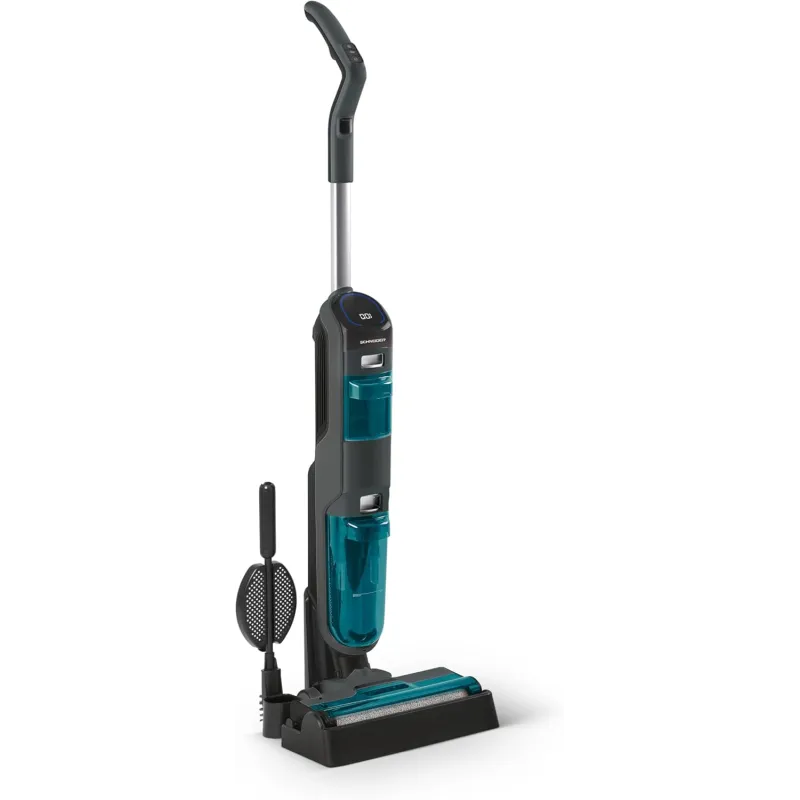 Aspirateur balai laveur Dual Expert 150W noir et bleu - SCHNEIDER - SCVCO23DBE