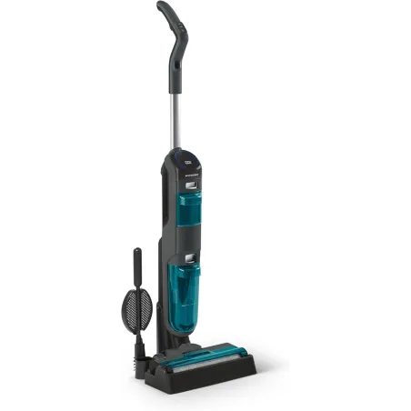 Aspirateur balai laveur Dual Expert 150W noir et bleu - SCHNEIDER - SCVCO23DBE
