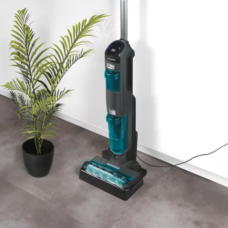 Aspirateur balai laveur Dual Expert 150W noir et bleu - SCHNEIDER - SCVCO23DBE