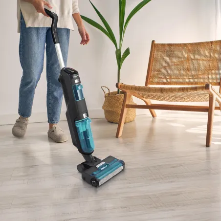 Aspirateur balai laveur Dual Expert 150W noir et bleu - SCHNEIDER - SCVCO23DBE
