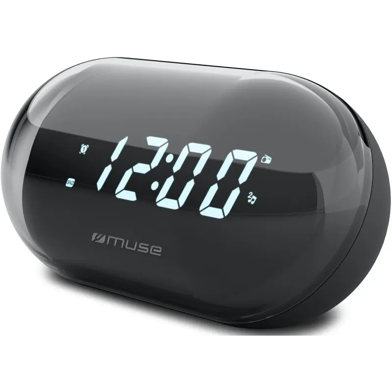 Radio-réveil noir - MUSE - M-15GL