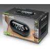 Radio-réveil noir - MUSE - M-15GL