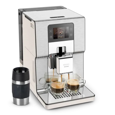 Machine à expresso avec broyeur Intuition Experience+ 1500W argenté - KRUPS - EA877A10