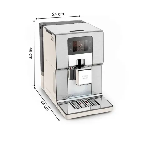 Machine à expresso avec broyeur Intuition Experience+ 1500W argenté - KRUPS - EA877A10