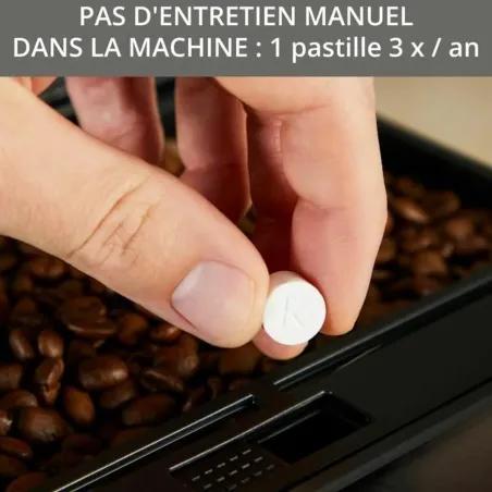 Machine à café broyeur Essential 1450W gris - KRUPS - YY5149FD