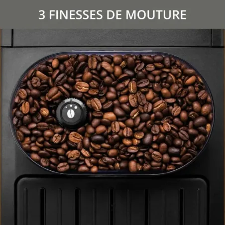 Machine à café broyeur Essential 1450W gris - KRUPS - YY5149FD