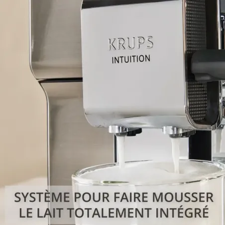 Machine à expresso avec broyeur Intuition Experience Hot&Cold 1550W gris - KRUPS - EA879NE0