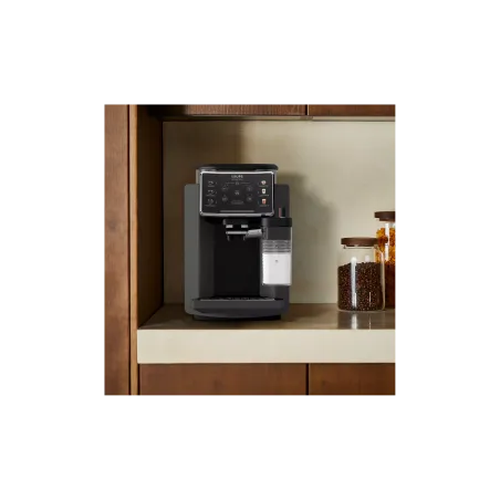 Machine à expresson avec broyeur Sensation Lait 1450W noir - KRUPS - EA912HF1