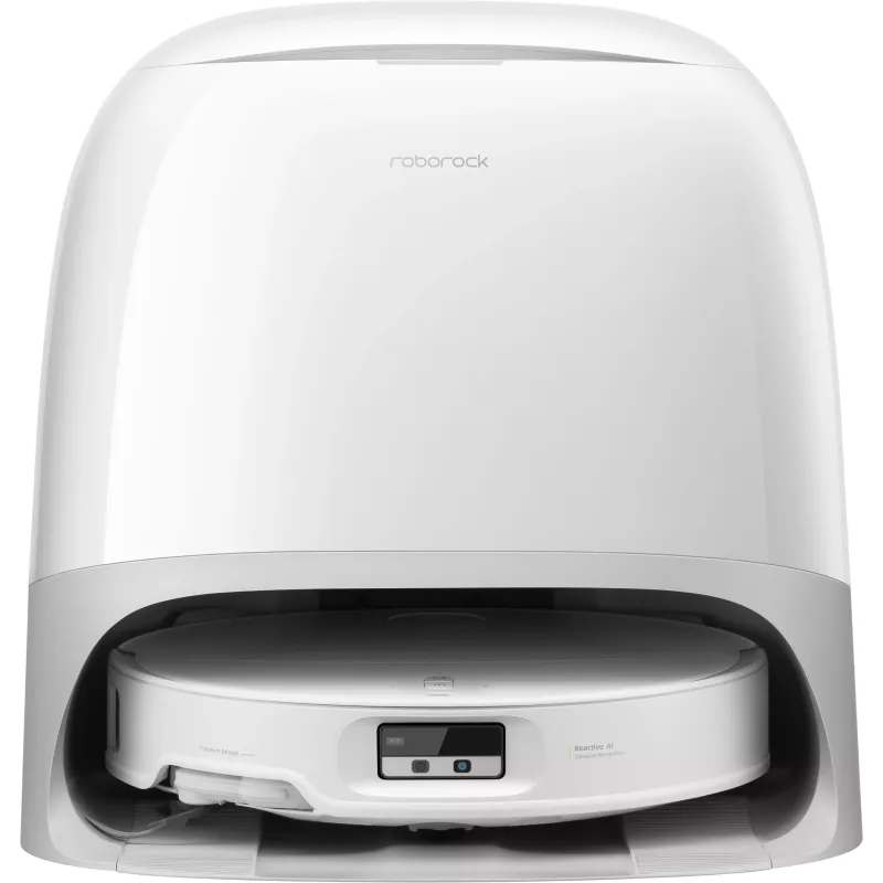 Aspirateur robot laveur Qrevo CurvX 22000Pa blanc - ROBOROCK - RBK02788