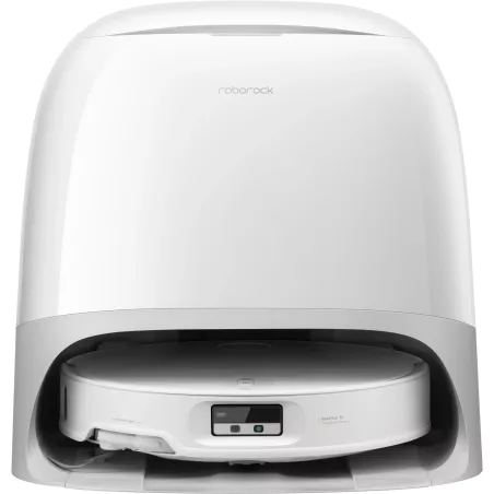 Aspirateur robot laveur Qrevo CurvX 22000Pa blanc - ROBOROCK - RBK02788