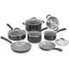 Batterie de cuisine 11 pièces noir - CUISINART - 54C11BKEU