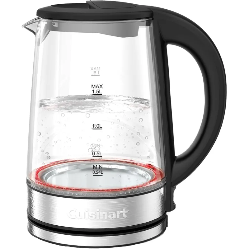 Bouilloire en verre 1,5L 3000W - CUISINART - GK15E