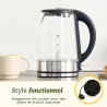 Bouilloire en verre 1,5L 3000W - CUISINART - GK15E