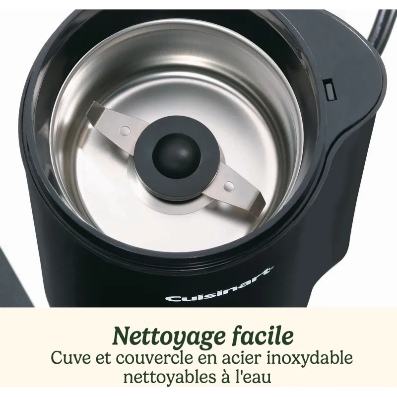 Moulin à café électrique 140W noir - CUISINART - DCG20BKNE