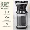 Moulin à café électrique 18 réglages de mouture, argenté - CUISINART - DBM8V2E