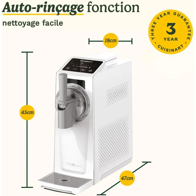 Machine à sorbets et boissons 6-en-1 Frost Fusion blanc - CUISINART - ICE201E