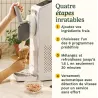 Machine à sorbets et boissons 6-en-1 Frost Fusion blanc - CUISINART - ICE201E