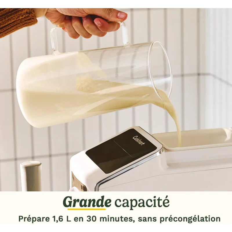 Machine à sorbets et boissons 6-en-1 Frost Fusion blanc - CUISINART - ICE201E