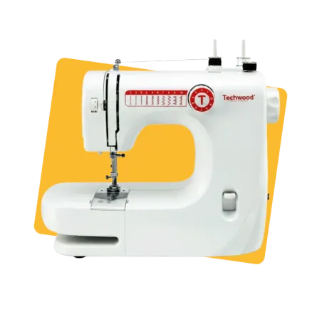 Machine à coudre 10 points blanc - TECHWOOD - ROBTMAC1095TECH