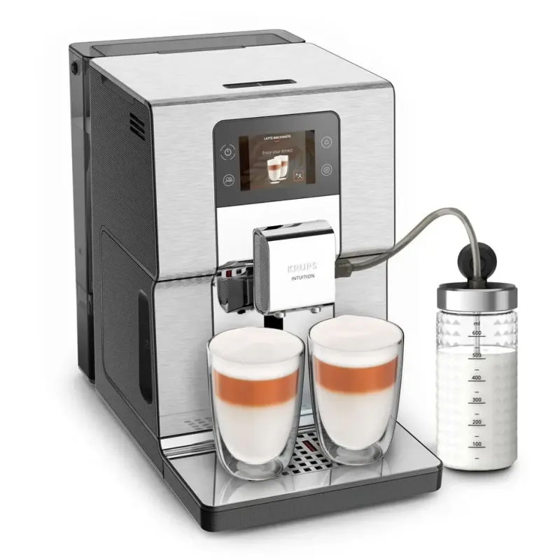 Machine à expresso avec broyeur Intuition Experience + 1500W argenté - KRUPS - YY5058FD