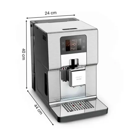 Machine à expresso avec broyeur Intuition Experience + 1500W argenté - KRUPS - YY5058FD