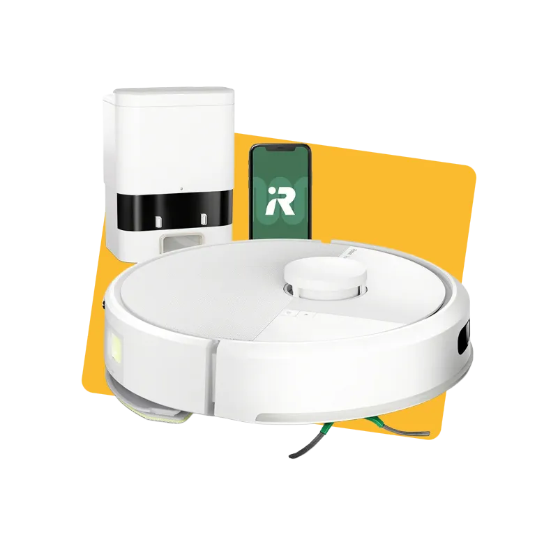 Aspirateur robot Roomba 105 Combo AutoEmpty 7 000 Pa Blanc - IROBOT - ROOMBA 105+AED BLANC