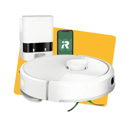 Aspirateur robot Roomba 105 Combo AutoEmpty 7 000 Pa Blanc - IROBOT - ROOMBA 105+AED BLANC