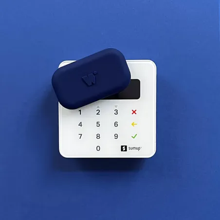 Porte monnaie électronique sans contact Pop bleu marine - MONEY WALKIE