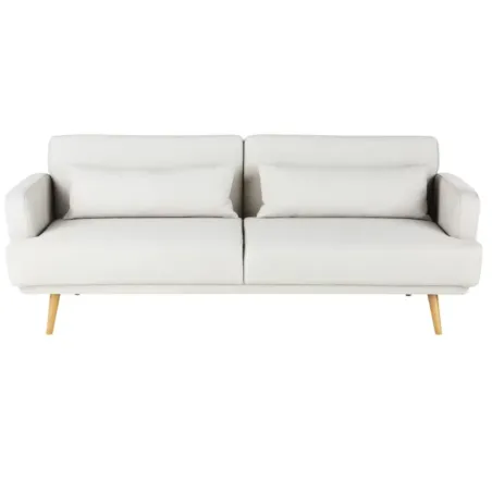 Elvis - Canapé clic-clac 4 places gris clair - MAISONS DU MONDE