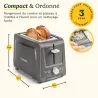 Grille-pain 2 fentes Core Collection noir - CUISINART - CPT1200E