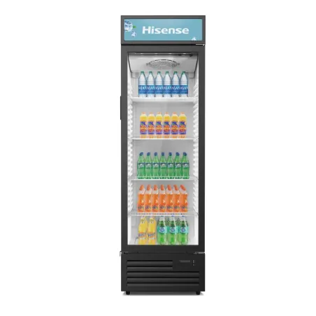 Réfrigérateur vitrine 1 porte 343L noir - HISENSE - CPC381N7ABD