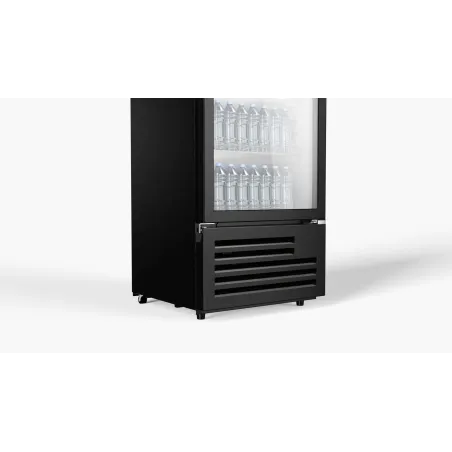 Réfrigérateur vitrine 1 porte 343L noir - HISENSE - CPC381N7ABD