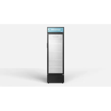 Réfrigérateur vitrine 1 porte 343L noir - HISENSE - CPC381N7ABD