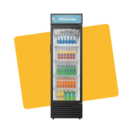 Réfrigérateur vitrine 1 porte 343L noir - HISENSE - CPC381N7ABD