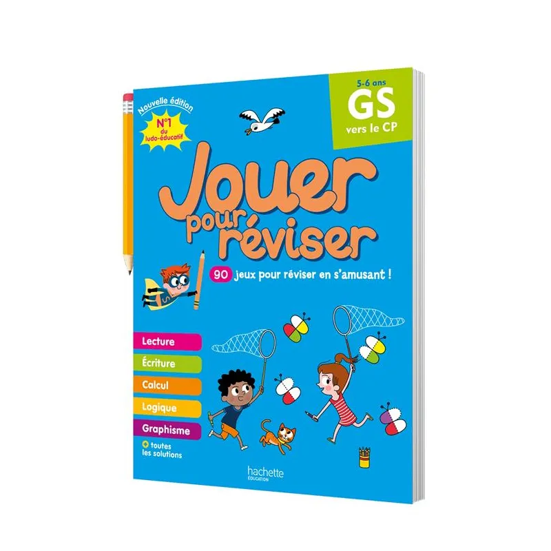 Jouer pour réviser : Cahier de vacances ; De la GS au CP - Thérèse Bonté, Patrick Morize - Hachette Education - Grand format - r