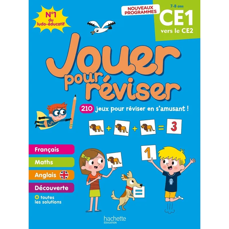 Jouer pour réviser : Cahier de vacances ; CE1 vers le CE2 - Michèle Lecreux, Pascal Guichard, Sandra Lebrun, Célia Gallais,... -