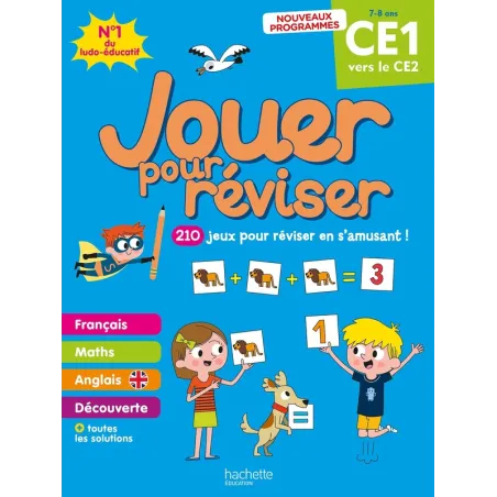 Jouer pour réviser : Cahier de vacances CE1 vers le CE2