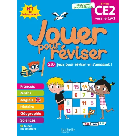 Jouer pour réviser : Cahier de vacances CE2 vers le CM1