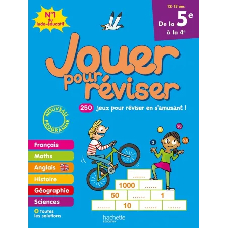 Jouer pour réviser : de la 5e à la 4e