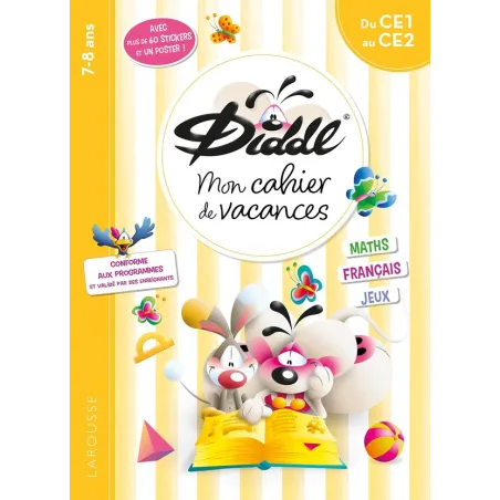 Mon cahier de vacances Diddl Du CE1 au CE2