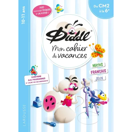 Mon cahier de vacances Diddl Du CM2 à la 6e