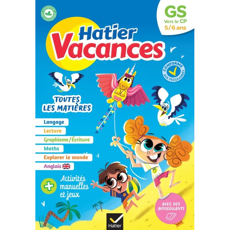 Hatier vacances : toutes les matières ; GS vers CP - Florence Doutremépuich, Françoise Perraud, Marie-Hélène Van Tilbeurgh -... 