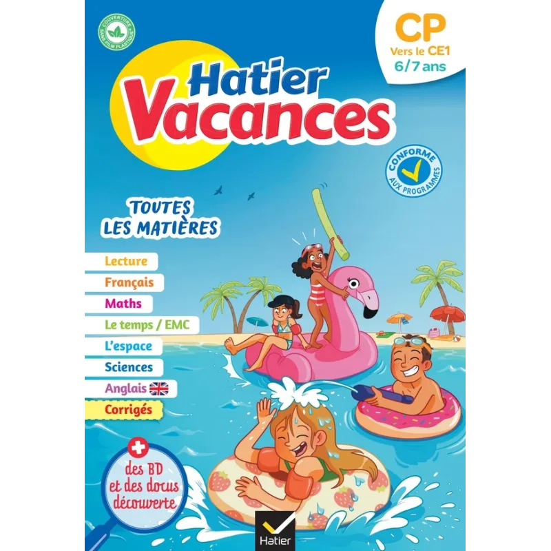 Hatier vacances : toutes les matières ; CP vers CE1 - Patrick Chenot, Bénédicte Idiard - Hatier - Grand format - Espace... - rav
