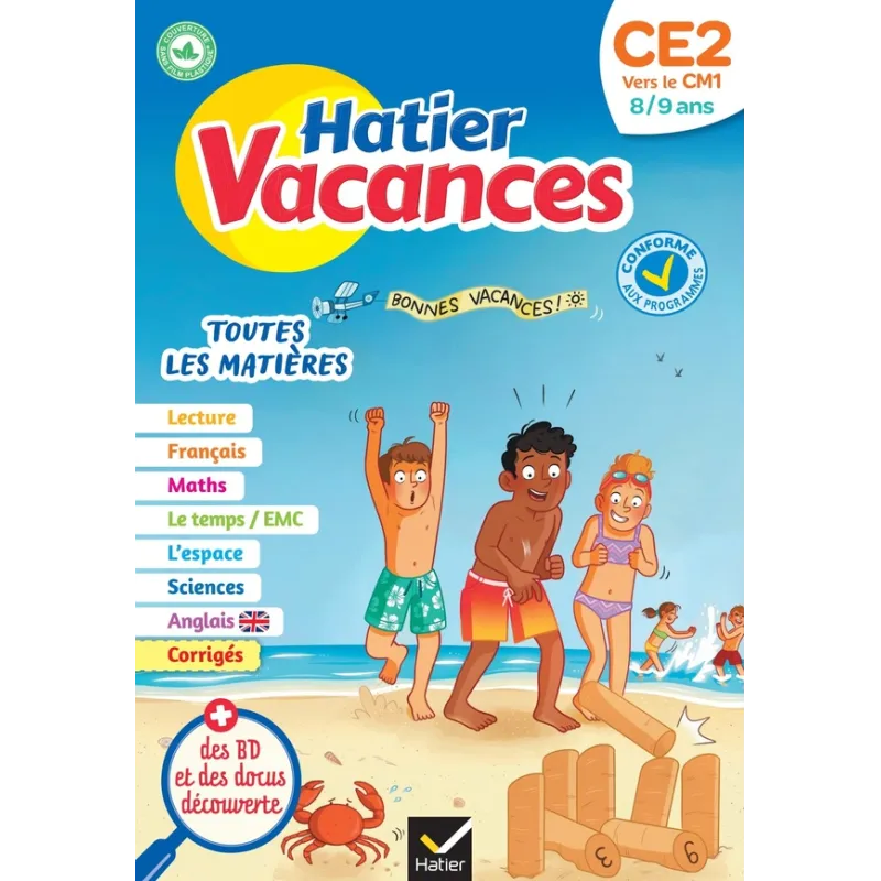 Hatier vacances : toutes les matières ; CE2 vers CM1 - Isabelle Cardron, Anne-sophie Lanquetin - Hatier - Grand format -... - ra