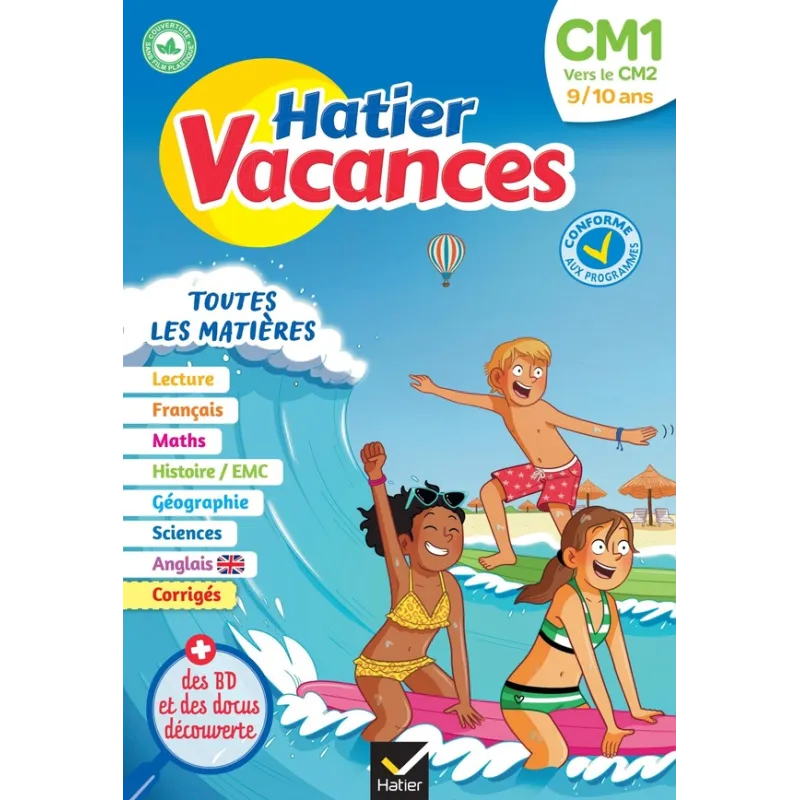 Hatier vacances : toutes les matières ; CM1 vers CM2 - Thomas Cambarot, Yannick Robert - Hatier - Grand format - Espace... - rav